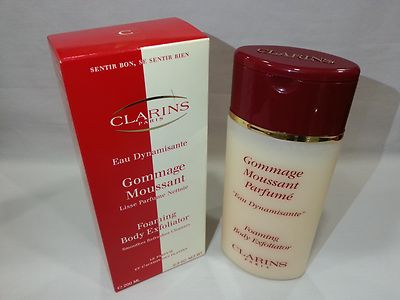 CLARINS EAU ENERGIZING FOAM FOAM SCRUB FOAMING BODY EXFOLIATOR 200ML.RARE RARE