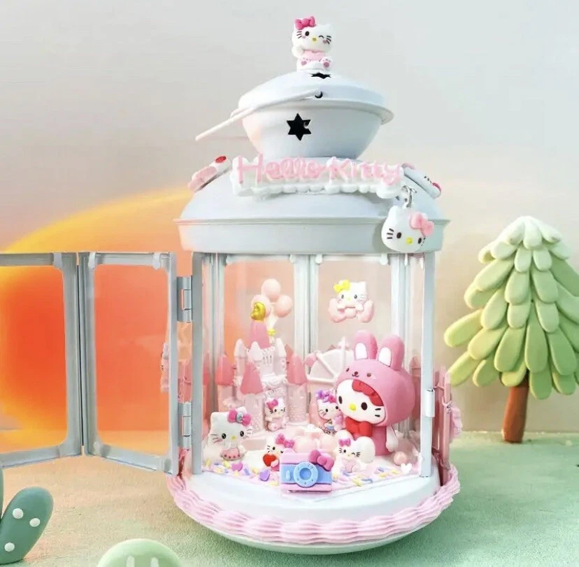 Sanrio Hello Kitty DIY Night Lamp Bedside Light Luminous Lantern