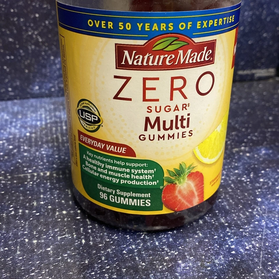 Multivitamínico Nature Made Zero Sugar, 96 gomitas - Envío gratuito Foto 2 de 4