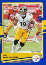 2020 DONRUSS BLUE PARALLELS VARIATIONS JUJU SMITH-SCHUSTER PRESS PROOF B3543