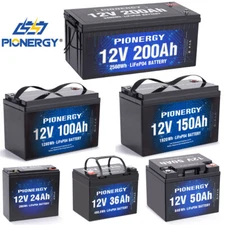 12.8V Lithium iron Battery 150Ah 280Ah LiFePO4 Deep Cycle for RV Solar Camping