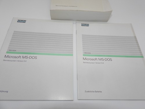 NIXDORF COMPUTER: Microsoft MS-DOS V5.0 Benutzerhandbuch, Einführung, zus. Befeh - Bild 2 von 7