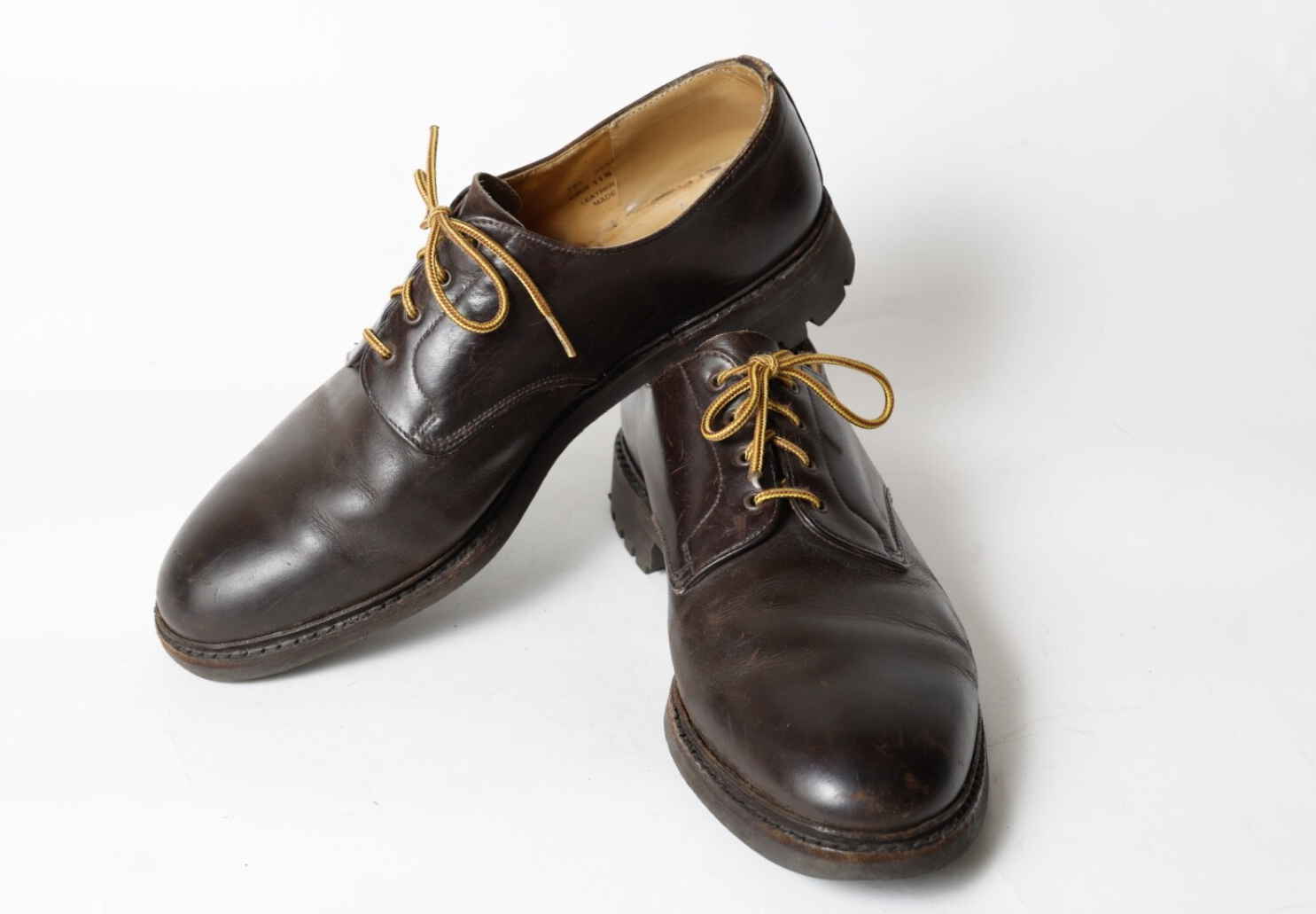 SAOLA Scarpe Alfred Sargent Derby pelle marrone 11 5 UK