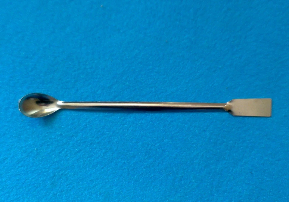 3Pcs Horn Spoon,Medicinal ladle with Spatula,Length 200mm — 第 3/4 张图片