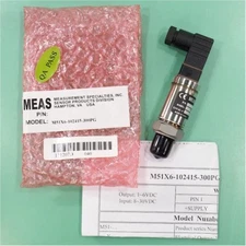 NEW TE/MEASUREMENT SPECIALTIES M51X6-1024150-300PG 300 PSI Pressure Gauge