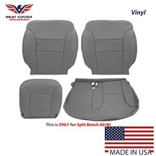 1995 1996 1997 1998 1999 Chevy Tahoesilverado Bench Seat Cover Gray 6040