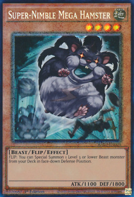 1X NM Super-Nimble Mega Hamster RA02-EN004 - Collector's Rare 1st Edition