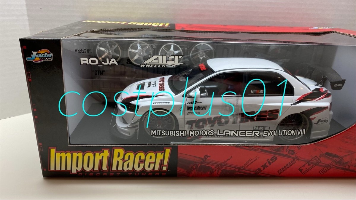 JADA IMPORT RACER MITSUBISHI MOTORS LANCER EVOLUTION VIII 1 JADA IMPORT RACER MITSUBISHI MOTORS LANCER EVOLUTION VIII 1