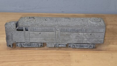 Vintage HO Scale All-Metal Diesel Locomotive Shell Unpainted F-Unit ...