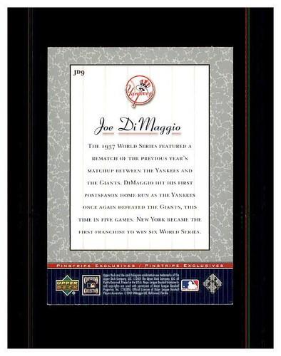JOE DIMAGGIO YOU PICK HUGE FAN COLLECTION .99 UNLIMITED SHIP PINSTRIPE EXCLUSIVE - Picture 15 of 76