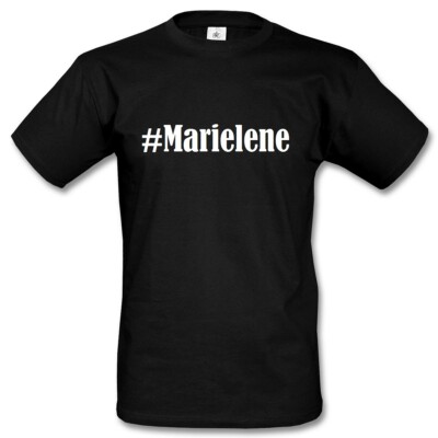 T-Shirt #Marielene Hashtag Raute für Damen Herren und Kinder