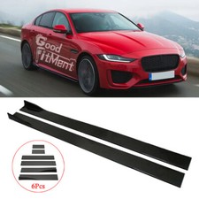 Seitenschweller Spoilerlippe Splitter Diffusor Gl&auml;nzend Schwarz F&uuml;r Jaguar XE XF