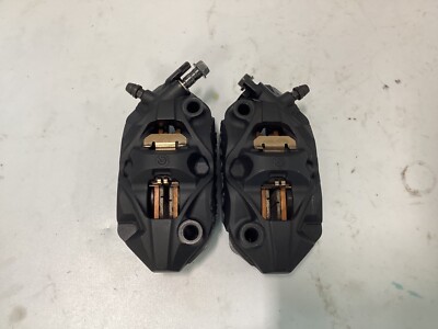 17-24 Suzuki GSXR 1000 FRONT RIGHT AND LEFT BREMBO BLACK BRAKE