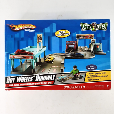 Hot Wheels City Sets HIGHWAY Playset Connecting 2009 EXCLUSIVE