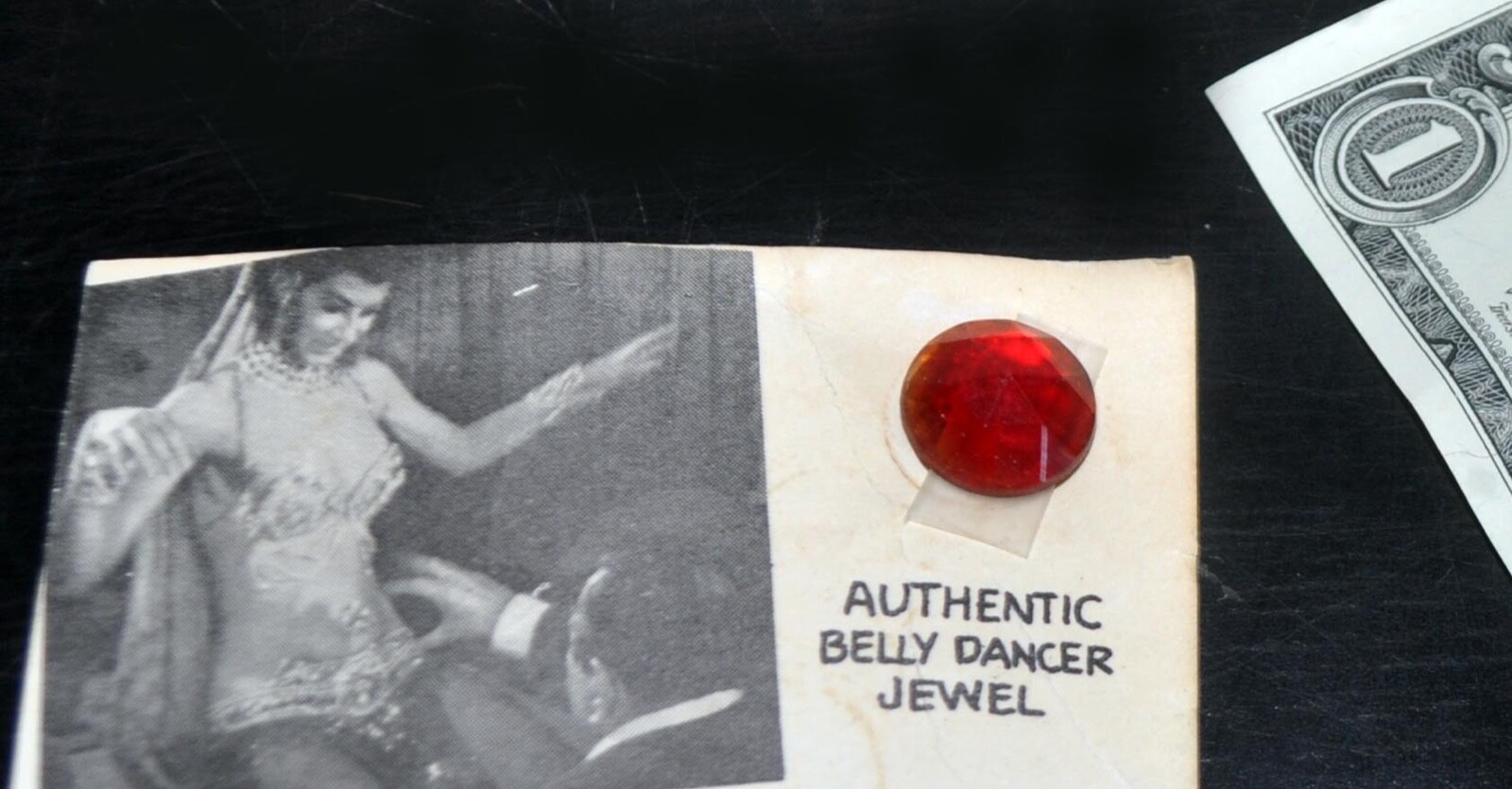 JUDY'S LITTLE NO-NO Rare 1969 Sexploitation Movie Promo Card w/"authentic jewel"