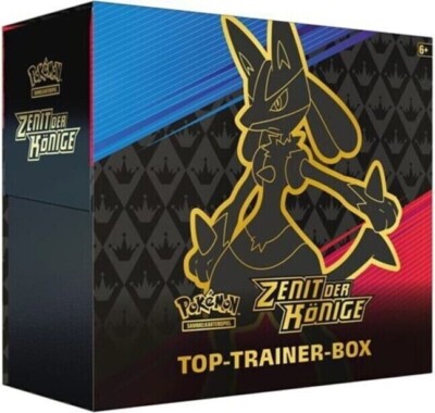 Pokémon Zenit der Könige Crown Zenith Top Trainer Box TTB ETB (DE) NEU OVP