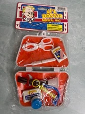 New Old stock Vintage 1989 Ja-RU inc Li'l doctor Medical bag kids pretend play