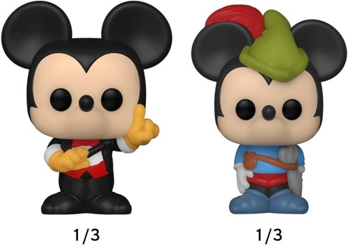 Funko Bitty Pop! Disney 4 Pack ~ Wiz Mickey Dale Prin Minnie & Mystery ? Fig NIB - Picture 6 of 8