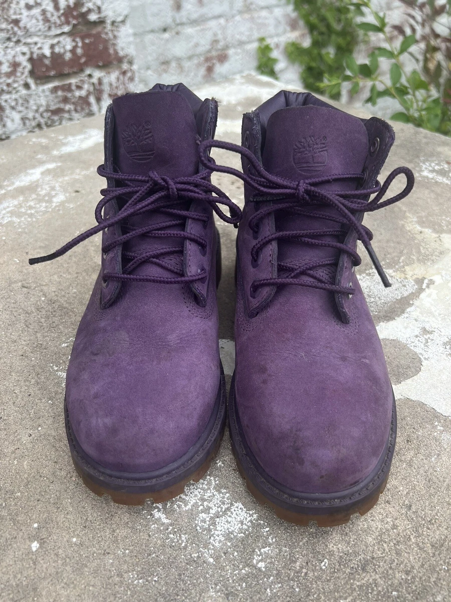 Purple hotsell suede timberlands