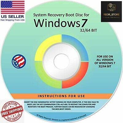 Windows 7-Wiederherstellungsdatenträger 64-Bit x64 Edition Espaol