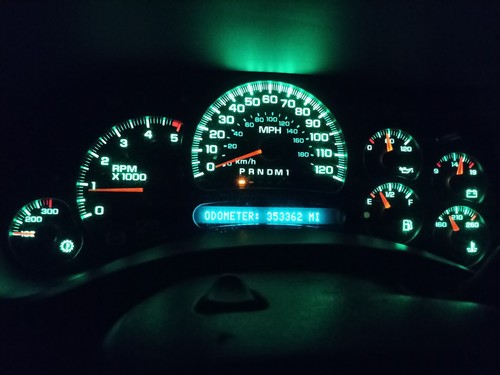 **Active Color Changing LED's** 03 04 05 06 CHEVY SILVERADO TAHOE CLUSTER REPAIR - Picture 3 of 5