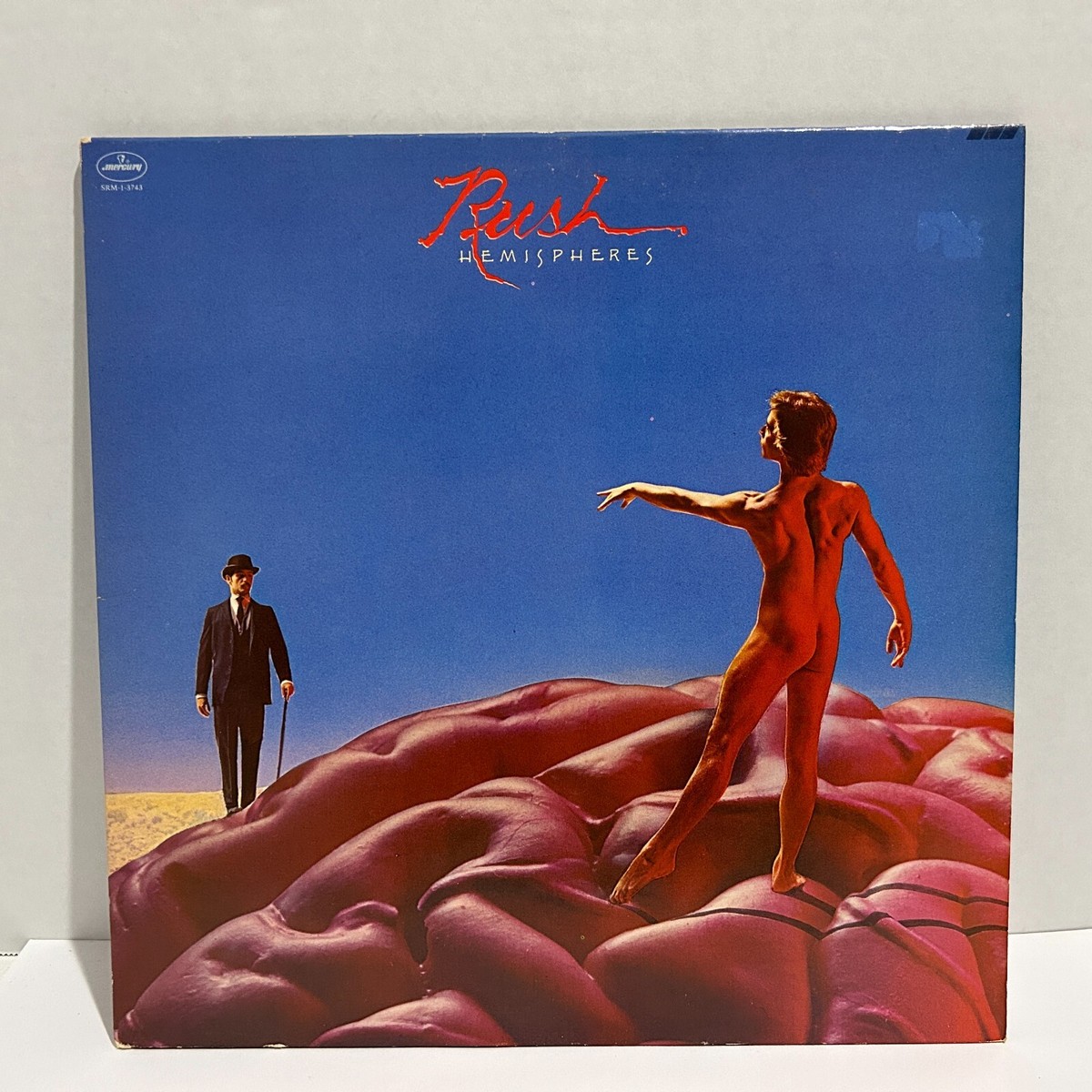Original RUSH Hemispheres LP Album 1978 Mercury SRM1-3743