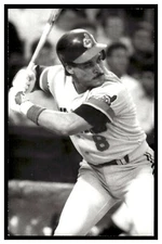 Carmen Castillo (1988) Cleveland Indians Vintage Baseball Postcard PCCI