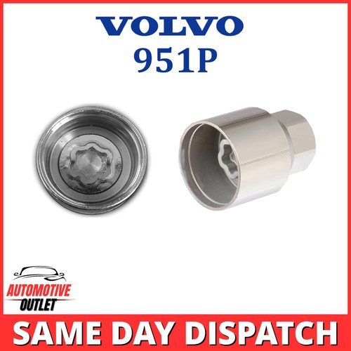 MASTER LOCKING WHEEL SECURITY NUT KEY BOLT SOCKET REMOVER 951P FOR VOLVO XC60 UK