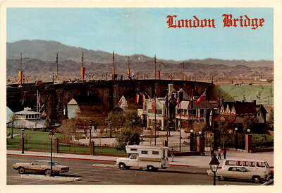 Lake Havasu City, Arizona, London Bridge, English Village, Petley Postcard