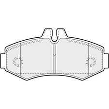 Brake Pads Set For Mercedes V-Class 2 V 230 Apec Blue Front 0004214110