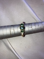 14k 102 Carat Natural Alexandrite & Diamond Band Ring GAL Certified Ring Size 8