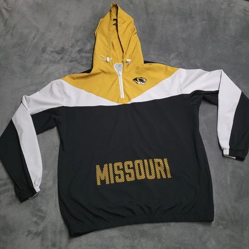 Mizzou Tigers Logo Outdoor Windbreaker Jacket Size Medium Missouri ZOOATZ Tag - product listing photo