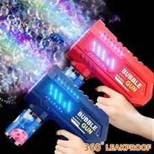 Fully Automatic Rocket Bubble Gun Outdoor Bubble Blower Machine