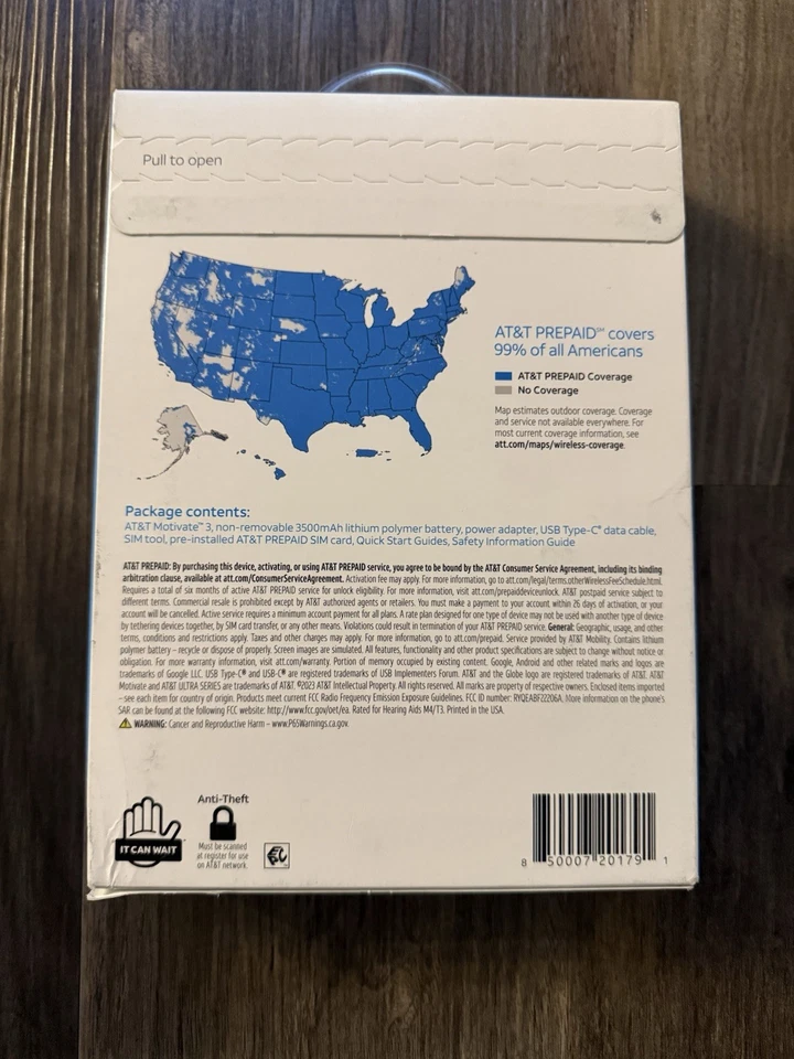 AT&T Prepaid Motivate 3, 32GB Storage, Graystone Color - Image 4 of 4