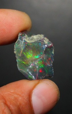 20,65 ct schwarzer Opal grober großer äthiopischer natürlicher schwarzer Opal...