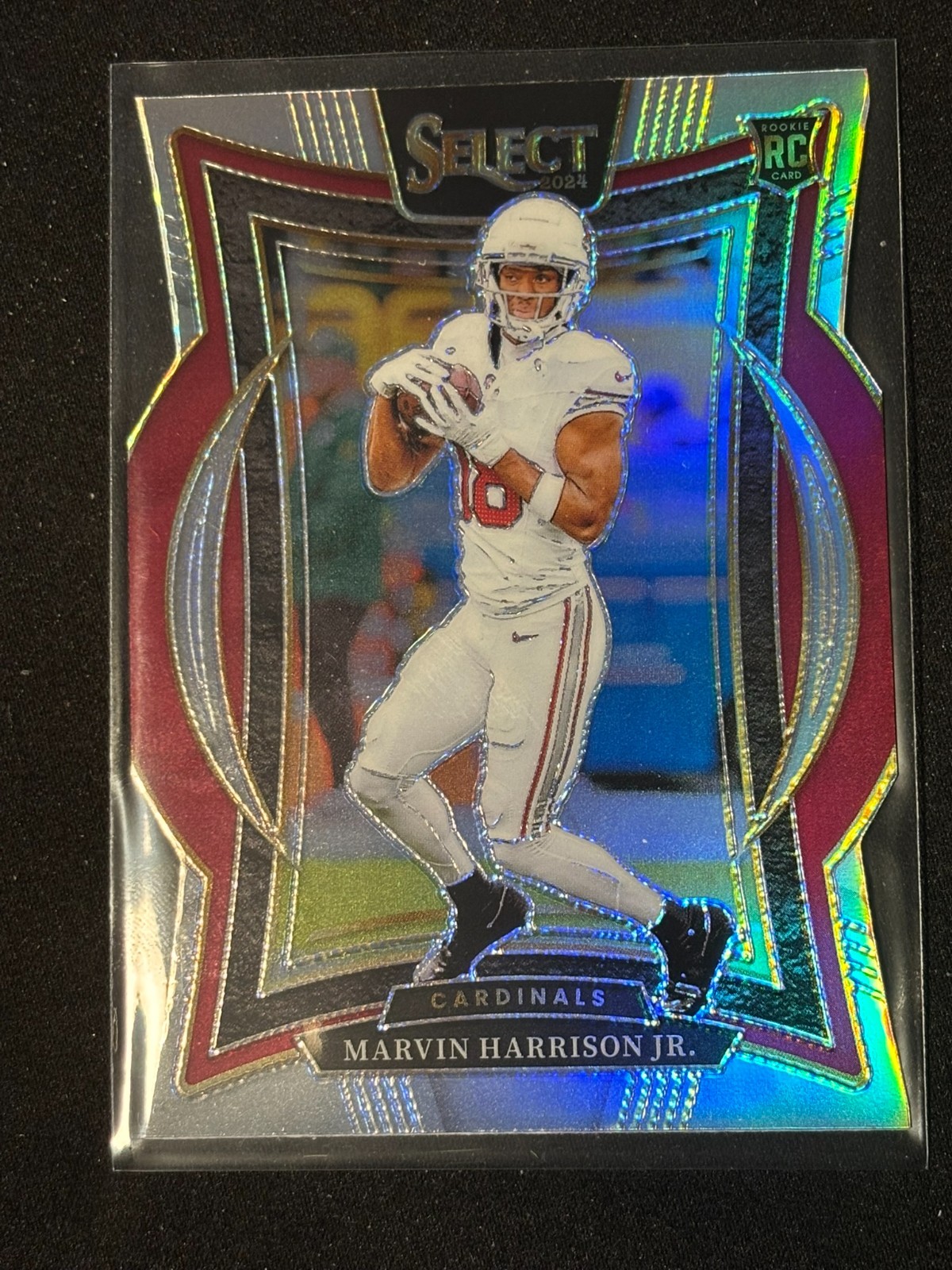2024 Panini Select - Concourse Marvin Harrison Jr #28 Silver Prizm Die-Cut