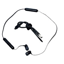 Sony WI-C300 Wireless NFC Bluetooth In-Ear Earbuds Headphones. Black-with Cable