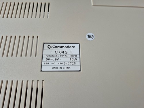 ✅ COMMODORE 64 C64 C C64G ⭐ schöner Zustand ⭐ schneller Versand ⚡️ - 第 5/6 張圖片