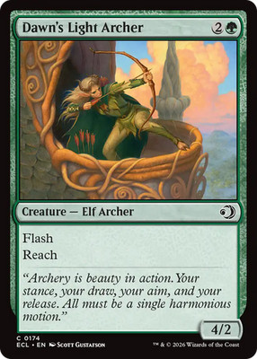 x1 Dawn's Light Archer ECL Lorwyn Eclipsed MTG 174 M/NM 1x