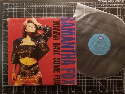 SAMANTHA FOX I Wanna Have Some Fun LP 1988 VG/VG+ IN SHRINK 1st Press VINYL