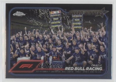 2024 Topps Chrome Formula 1 F1 Award Winners Oracle Red Bull Racing #184 0s2