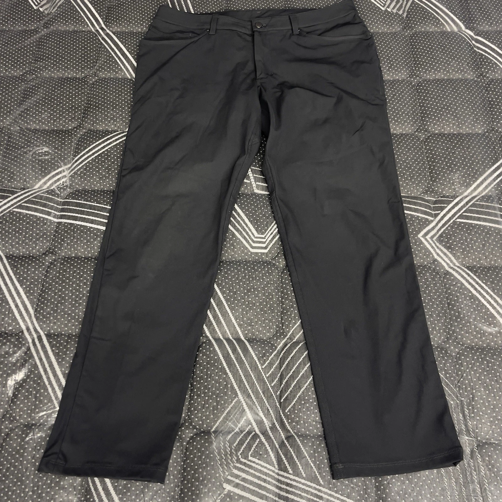 Lululemon Pants Golf Blue ABC Warpstreme Athletic Classic Performance Sz W36 L31
