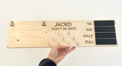 Medaillenaufhänger für PB s Kreidetafel Latzaufhänger Laufen London Marathon Geschenk