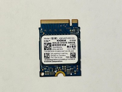 内蔵型SSD KIOXIA 2230 M.2 SSD NVMe KBG40ZNS512G 512GB NVMe SSD M.2 2230 KIOXIA BG4 KBG40ZNS512G PCIe Gen3 Steam