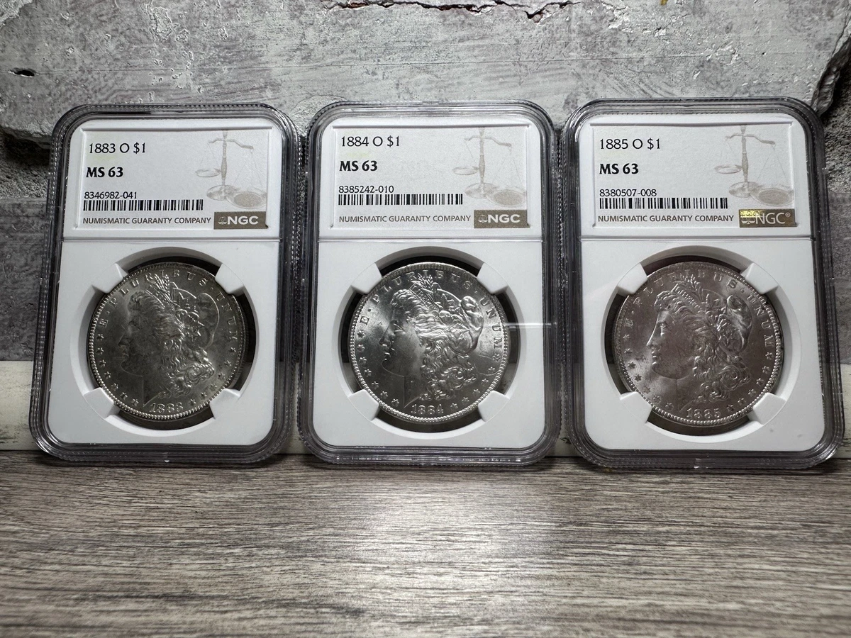 NGC Grade MS 63 1883 Year Morgan US Dollars (1878-1921) for sale
