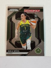 2024 Panini Prizm Monopoly WNBA Base Rookie #WNBA26 Nika Muhl Rookie