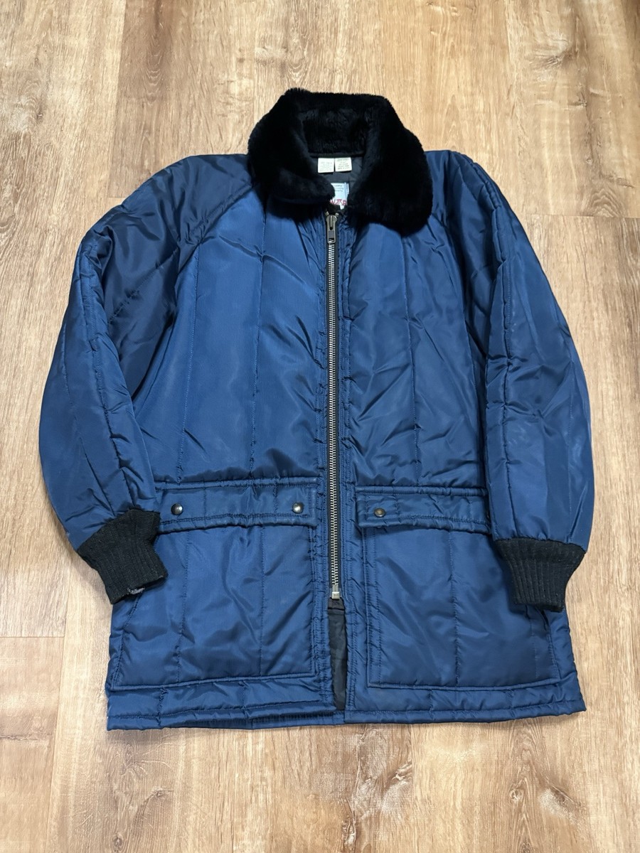 ジャケット・アウター Walls Blizzard pruf L-R dead stock Walls Blizzard-Pruf Brown Insulated Outerwear Jacket