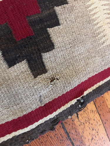 1920-30’s Antique Navajo Rug w/ Natural Dyes - Picture 3 of 6