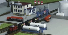 Kibri 6727 Z Scale Fuel Depot Kit Building Kit