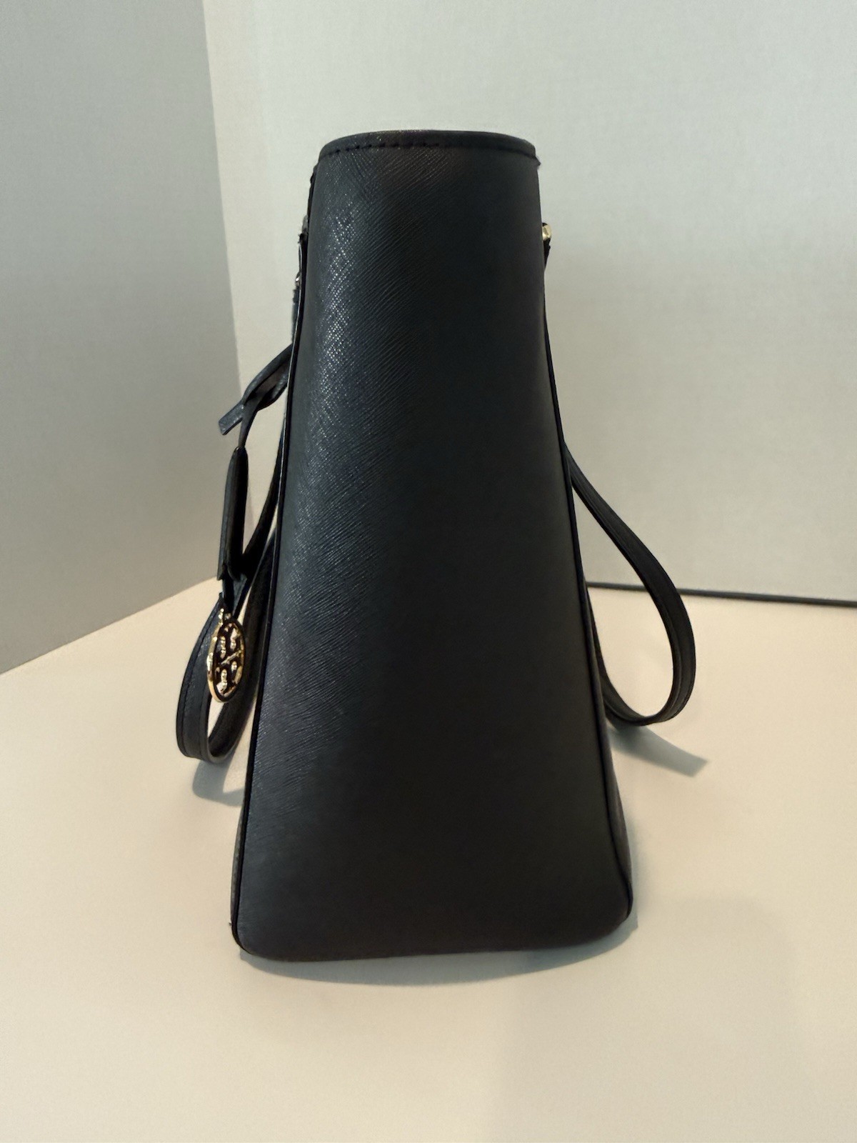 TORY BURCH Robinson Tote Saffiano Leather Black thumbnail 5